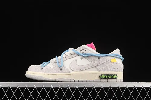 All categories Nk SB Dunk Series Nk SB Dunk Low low-cut sneakers G version OF x Nk Dunk Low "12 of 50" OW suede SB smashed backboard fashion casual sneakers DJ0950-113